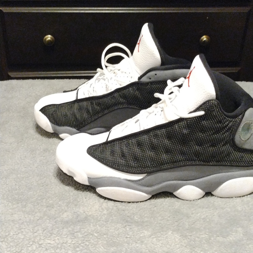 Air Jordan 13 retro, 9 mens, Black/University Red Noir/University Rouge - Picture 4 of 4
